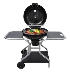 Free Standing Camping BBQ Grill Deluxe Cooker - Black