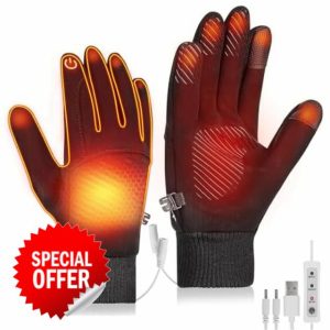 USB Heated Gloves for Men Women