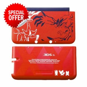 Limited 3DSXL Extra Housing Shell A/E Face Faceplate Red Ruby Replacement