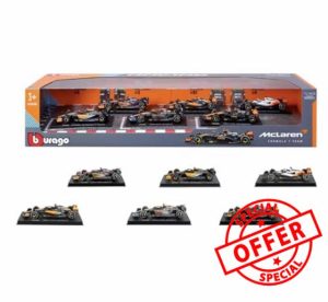RZHomestore Maisto Bburago 1:43 Scale Highly Detailed Formula One Cars 6 Pack (McLaren)
