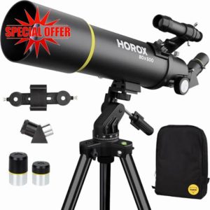 Telescope 80mm Aperture 500mm Refractor Telescope for Adults