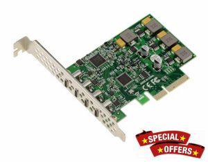 KALEA-INFORMATIQUE PCIe Controller Card 4 Ports USB 3.1 10G Type C Self-Powered High Power Chipset Via VL820 and ASM3142 USB 3.2 gen 2x1