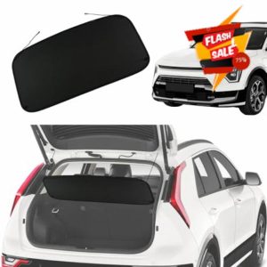 Liizoo Cargo Cover for 2023 2024 2025 Kia NIRO Trunk Cover for NIRO Hybrid Accessories Rear Trunk Security Cover Shielding Shade