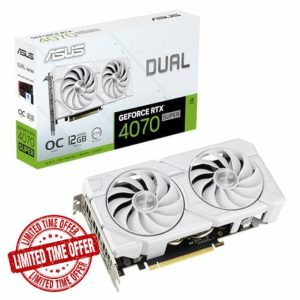 ASUS Dual GeForce RTX™ 4070 Super EVO White OC Edition (PCIe 4.0