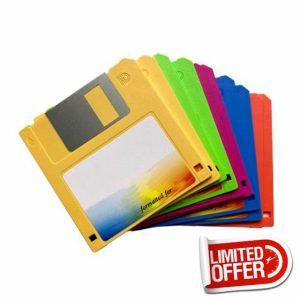 Kinetxiaxia Floppy Disk – 3.5" 1.44Mbps Floppy Disks for Data Storage (10-Pack) (Discontinuado by Manufacturer)