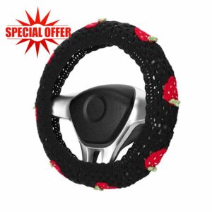 Crochet Steering Wheel Cover Set