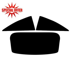 Window-Tint.co.uk Pre Cut Window Tint for Vauxhall Corsa 3-door - 2014 to 2019 (E) - Rear Windows 5% Limo