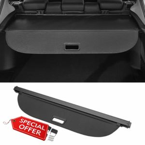 Motoforti Car Trunk Retractable Cargo Cover for Ford FOCUS 2012-2018 Retractable Rear Trunk Parcel Shelf