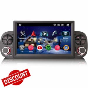 erisin [4+64GB] 8 Core Android 13 Car Stereo Radio for Fiat Panda Carplay Android Auto GPS Sat Nav IPS Touch Screen DSP Bluetooth 5.0 WiFi Dab+ Canbus SWC A2DP Handsfree