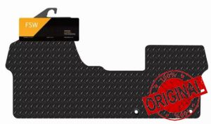 FSW - Compatible with Fiat Scudo 2022-Onwards Tailored Rubber Van Front Floor Mats - 5mm EXTRA Heavy Duty Rubber
