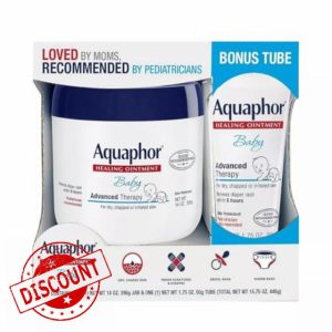 Aquaphor Baby Healing Ointment Bundle – 2 Pack of Eucerin Aquaphor Baby Ointment for Dry