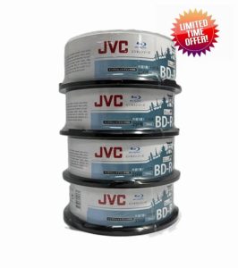 100 -Pack BD-R Disc Blu Ray 1-6 25GB Capacity 130 Minutes Inkjet Printable