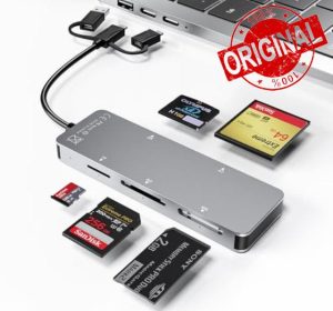 Memory Stick Pro Duo Adapter Compact Flash Card Reader - SD/TF/MS/CF/XD Card Reader for iPhone/Android/Lightning Device