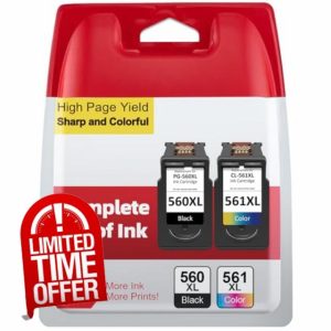 560 561 XL Ink Cartridges Replacement for Canon 560 561 Ink Cartridges Original