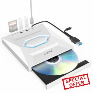 UNITEK External CD DVD Drive