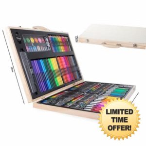 180-Piece Art Set for Kids and Adults: Drawing