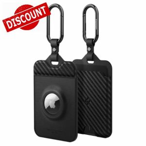 Spigen AirFit PU Key Card Holder with AirTag Slot