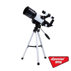 Outdoor Telescope High Clear Astronomical Refracting Telescope Professional Stargazing Telescope Compact Tripod Watching Monocular for Child Teenagers Beginners