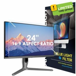 LAMA 24 Inch Blue Light Blocking Screen Protector
