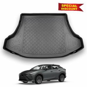 Nomad Boot Liner Compatible With Lexus RZ 2023+ Premium Floor Mat Tailored Fit Car Floor Protector Guard Tray Black Custom Fitted Accessory - Dog Friendly & Waterproof with Raised Edges