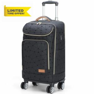 Lekeinchi Travel Laptop Backpack with Wheels Rolling Backpack Laptop Backpack with USB Charging Port
