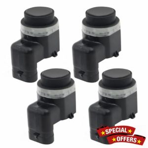 Ollanoos 4Pcs Front and Rear PDC Parking Sensors