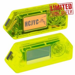 Transparent Green Case for Flipper Zero