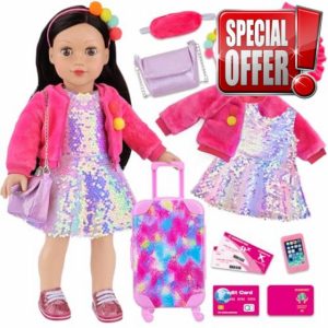 ZITA ELEMENT 18 Inch American Doll Clothes and Accessories