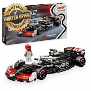 LEGO Speed Champions MoneyGram Haas F1 Team VF-24 Race Car Toy with a Collectible Formula 1 Driver Minifigure - Model Kits for 10+ Year Old Boys & Girls or Adult Motorsport Fans 7725