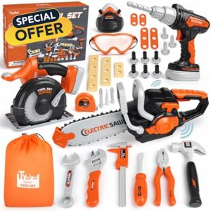 Vanplay Kids Tool Set Kids Toys Kids Tool Kit with Electric Drill
