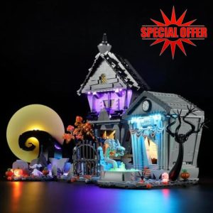 BRICKLIGHT Led Light kit for 21351 Disney Tim Burton‘s The Nightmare Before Christmas (No Set Included