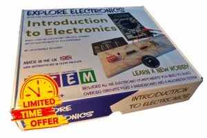 Explore Electronics: Introduction to Electronics | Electronic circuit constuction and learning kit | Introduction to a hobby in electronics | Suitable for anyone over 8 yrs.