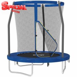 SPORTNOW Trampoline with Safety Enclosure Net