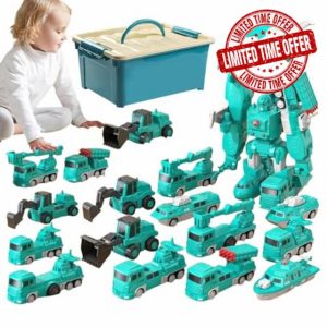 Umiocns Magnetic Transform Engineering Car Toy