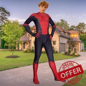 Kinsswan Spider Costume Men Women Tights Jumpsuit Cosplay Elastic fabric 3D Printing Jumpsuit Fancy dress up costumes Halloween Party Carnival