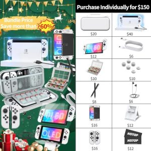 25-in-1 Switch OLED Accessory Kits with Switch OLED Oled Cover