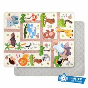 Extra Large Baby Play Mat for Floor 150x180 cm