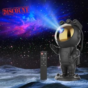 SZPACMATE Astronaut Galaxy Star Projector Starry Night Light