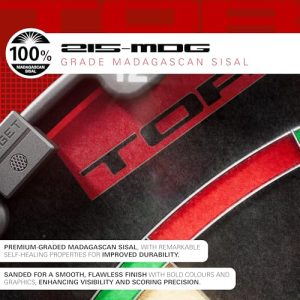 Steel Tip Dart Board | WDF Approved Competition Standard Dartboards & Fixing Kit
