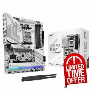 ASRock X870 Pro RS WiFi ATX Motherboard for AMD AM5 CPUs