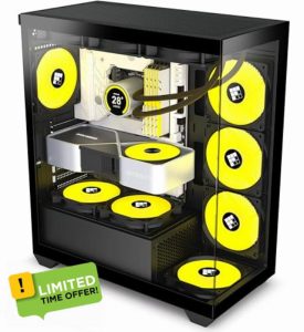 FOIFKIN PC Case - Pre-Installed 3 PWM ARGB Fan