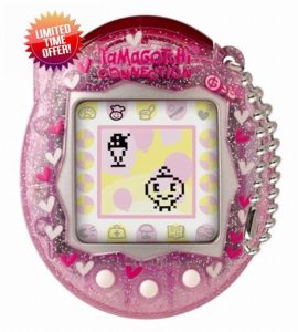 TAMAGOTCHI Bandai Connection Digital Pet Pink Glitter Shell Virtual Pet Electronic Toy With Infra-Red Connection For Shared Fun | Kids Toys For Girls And Boys Are Great Japanese Gifts