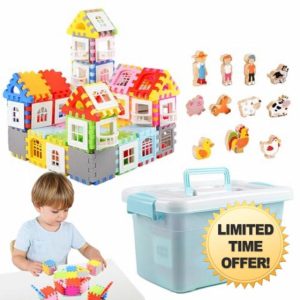 Salyeeluly House Blocks - Classic Houses Brick Building Set - Building Blocks Home Decor