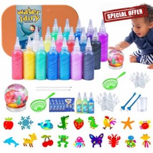 Water Jelly Creative Set | 10 Shape Molds EIf Kit | Aqua Fairy Water Gel Kit Toys 3D Aqua Fairy Water Gel Kit | DIYS Water Animal Beads Kit | Imaginative Sea Creature Oceans Mold