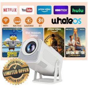 [Netflix-Licensed] HY320 NTV Smart Projector with officially TV Apps
