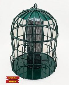 Heavy Duty Caged Squirrel Proof Seed Feeder