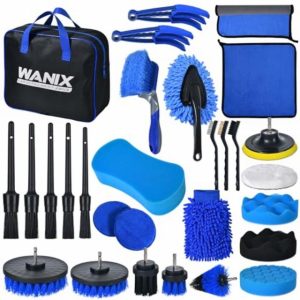 WANIX Car Cleaning Kit 29 Piece - Car Washing Kit for Cleaning Wheels