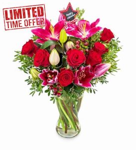 Christmas Bouquet - Bouquet of Flowers - Christmas Flowers - Fresh Flowers - Ocassional Flowers - Christmas Treat - Flowers - Merry Christmas Bouque