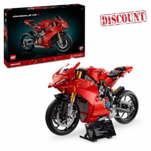 LEGO Technic Ducati Panigale V4 S Motorcycle Model - Building Sets for Adults