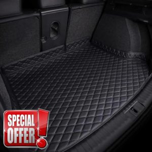 CUULESA Car Leather Boot Mats